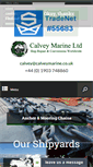 Mobile Screenshot of calveymarine.co.uk